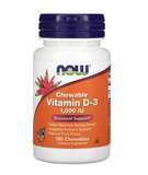 now foods жевательный витамин d3